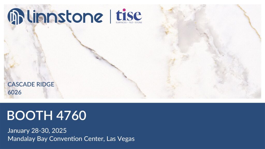 Veined Quartz by Linnstone debuts at TISE 2025