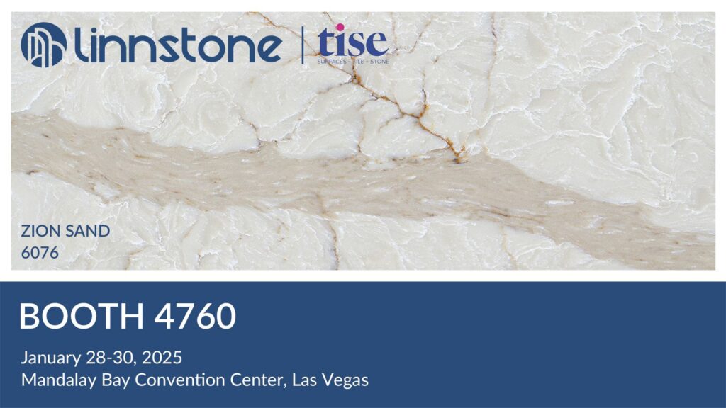 Calacatta Quartz by Linnstone debuts at TISE 2025