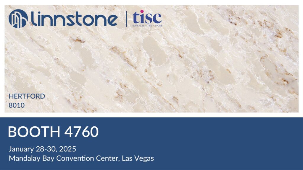 Veined Quartz by Linnstone debuts at TISE 2025