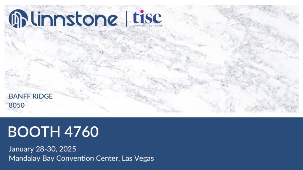 Veined Quartz by Linnstone debuts at TISE 2025